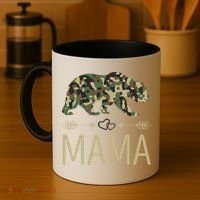 Mama Bear Camo Mother's Day Gift  Coffee Mug thumb 4