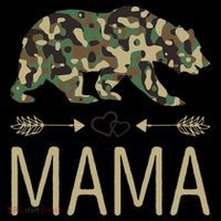 Mama Bear Camo Mother's Day Gift  Women's Hoodie thumb 2