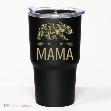 Mama Bear Camo Mother's Day Gift  Tumbler