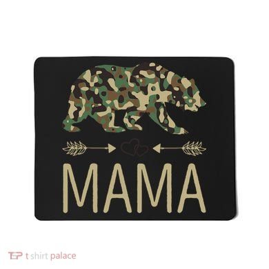 Mama Bear Camo Mother's Day Gift  Mousepad