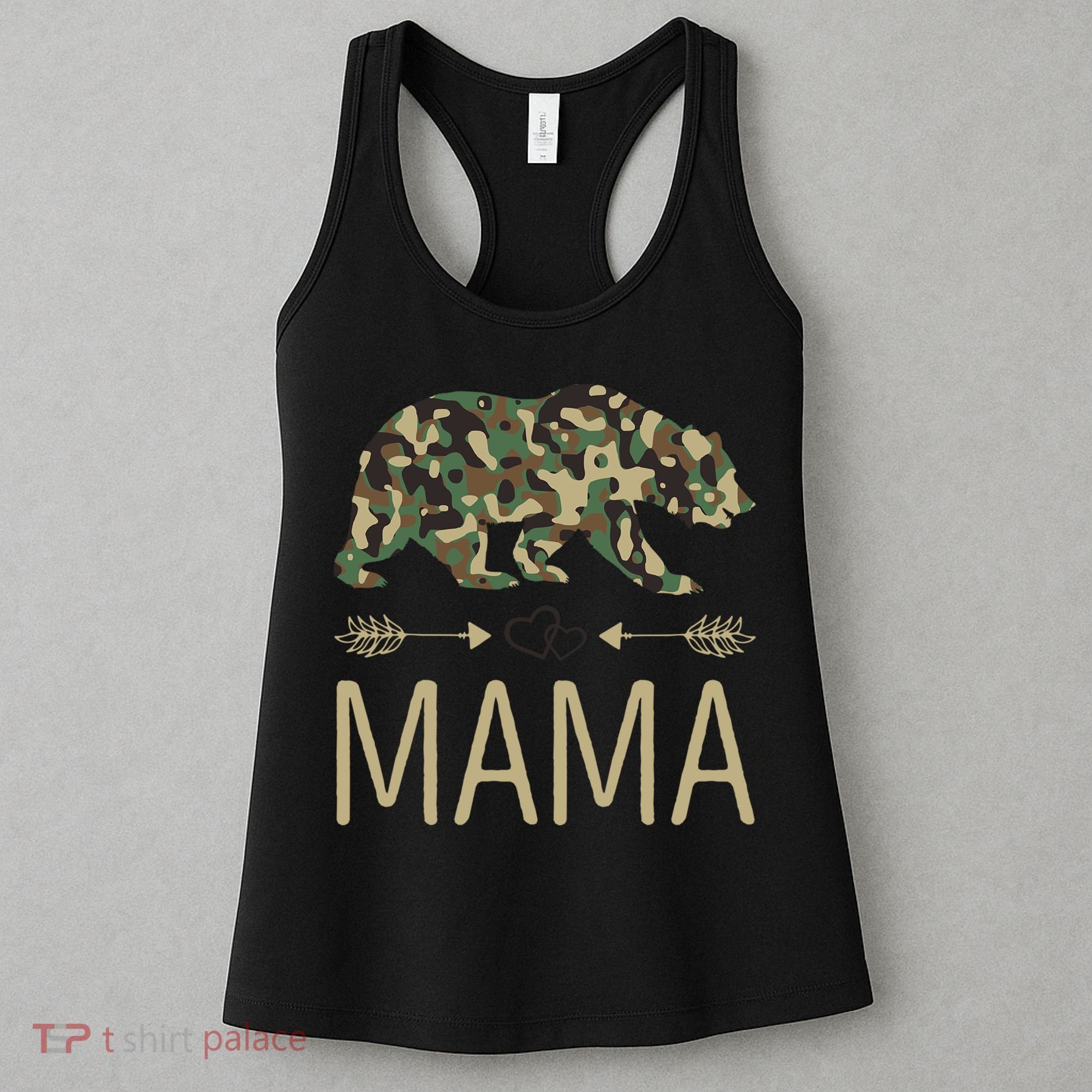 Mama Bear Camo Mother's Day Gift  Women's Tank Top