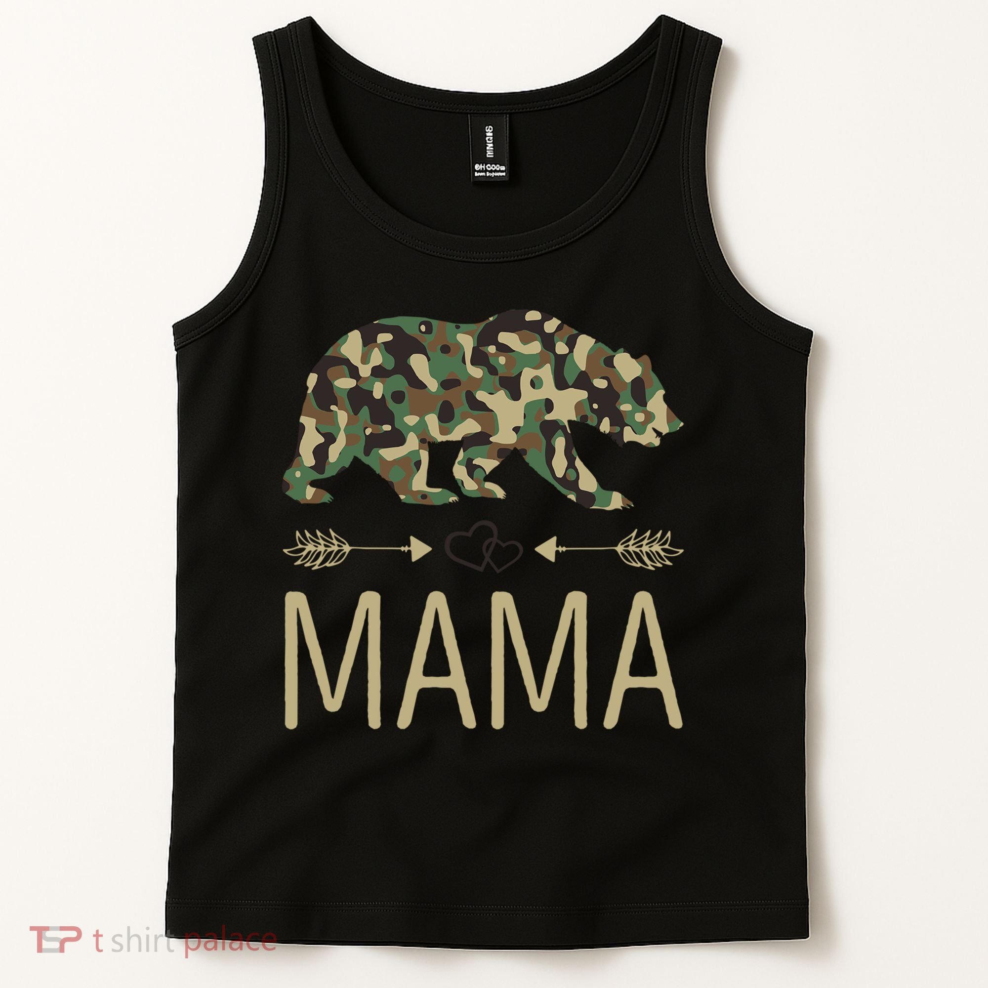 Mama Bear Camo Mother's Day Gift  Tank Top