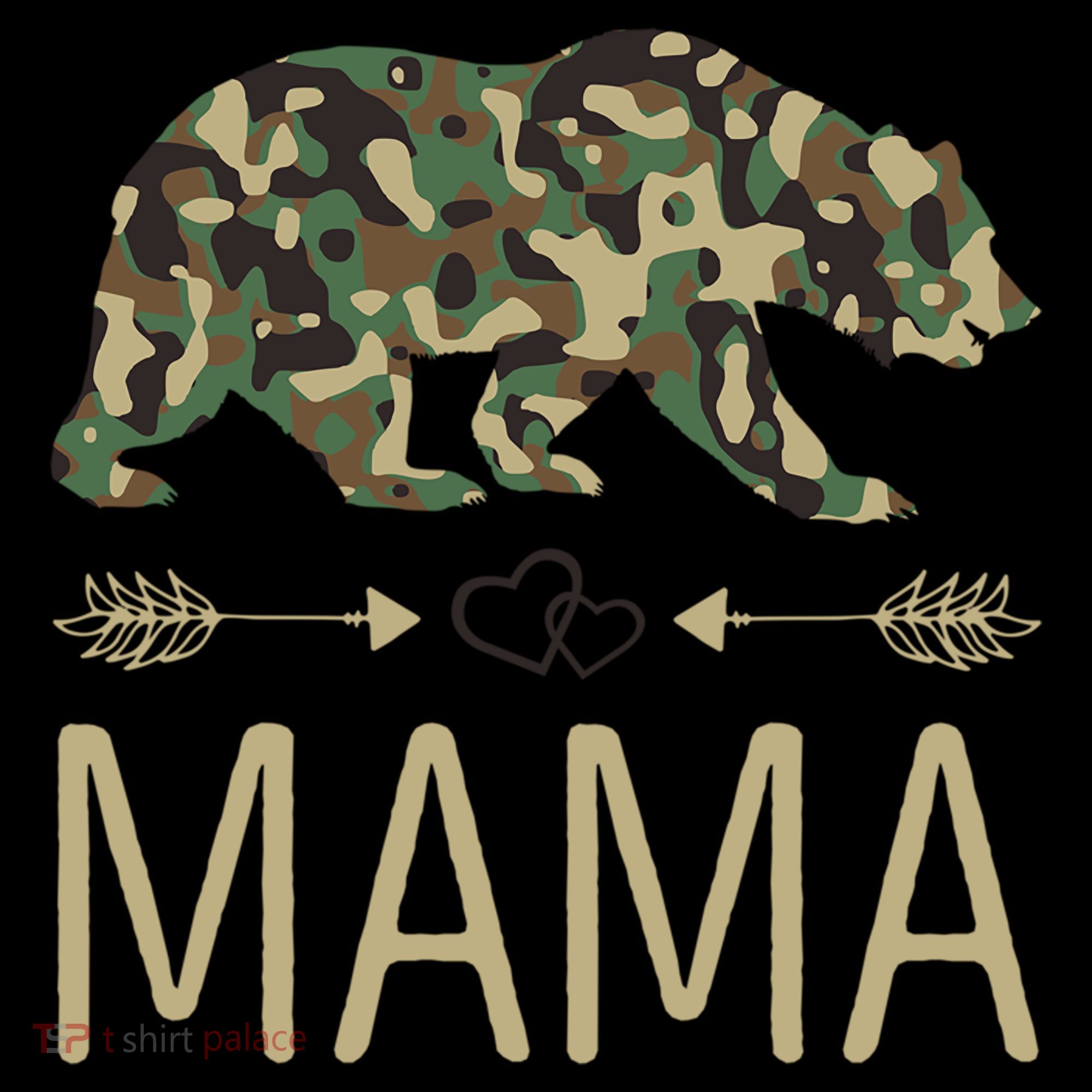 Mama Bear Camo Mother's Day Gift  Tank Top