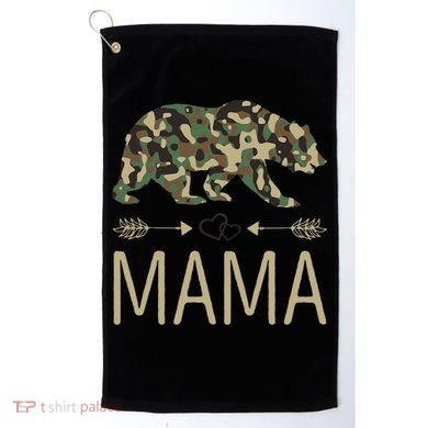 Mama Bear Camo Mother's Day Gift  Golf Towel