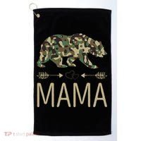 Mama Bear Camo Mother's Day Gift  Golf Towel thumb 0
