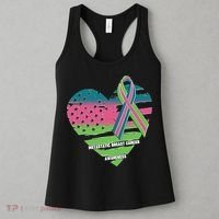 Metastatic Breast Cancer Awareness USA American Flag Ribbon Heart Women's Tank Top thumb 3