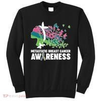 Metastatic Breast Cancer Awareness Butterflies Sweatshirt thumb 0