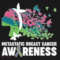 Metastatic Breast Cancer Awareness Butterflies Women's Hoodie thumb 2