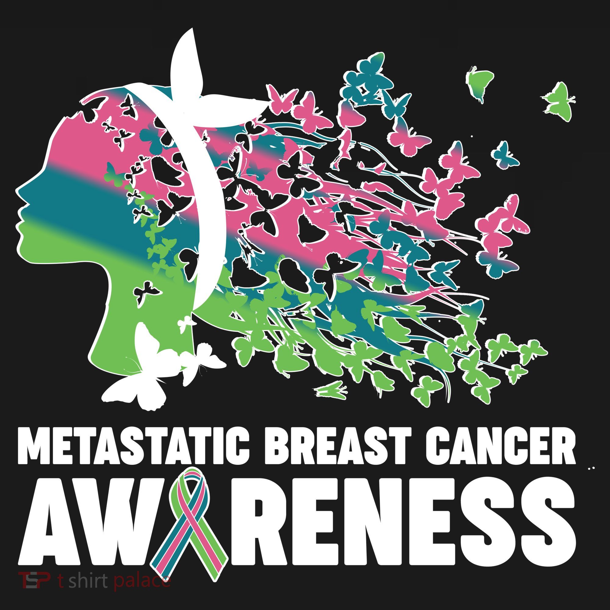 Metastatic Breast Cancer Awareness Butterflies Women's Hoodie