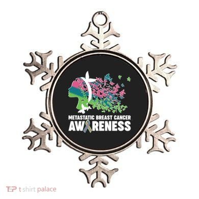 Metastatic Breast Cancer Awareness Butterflies Ornament