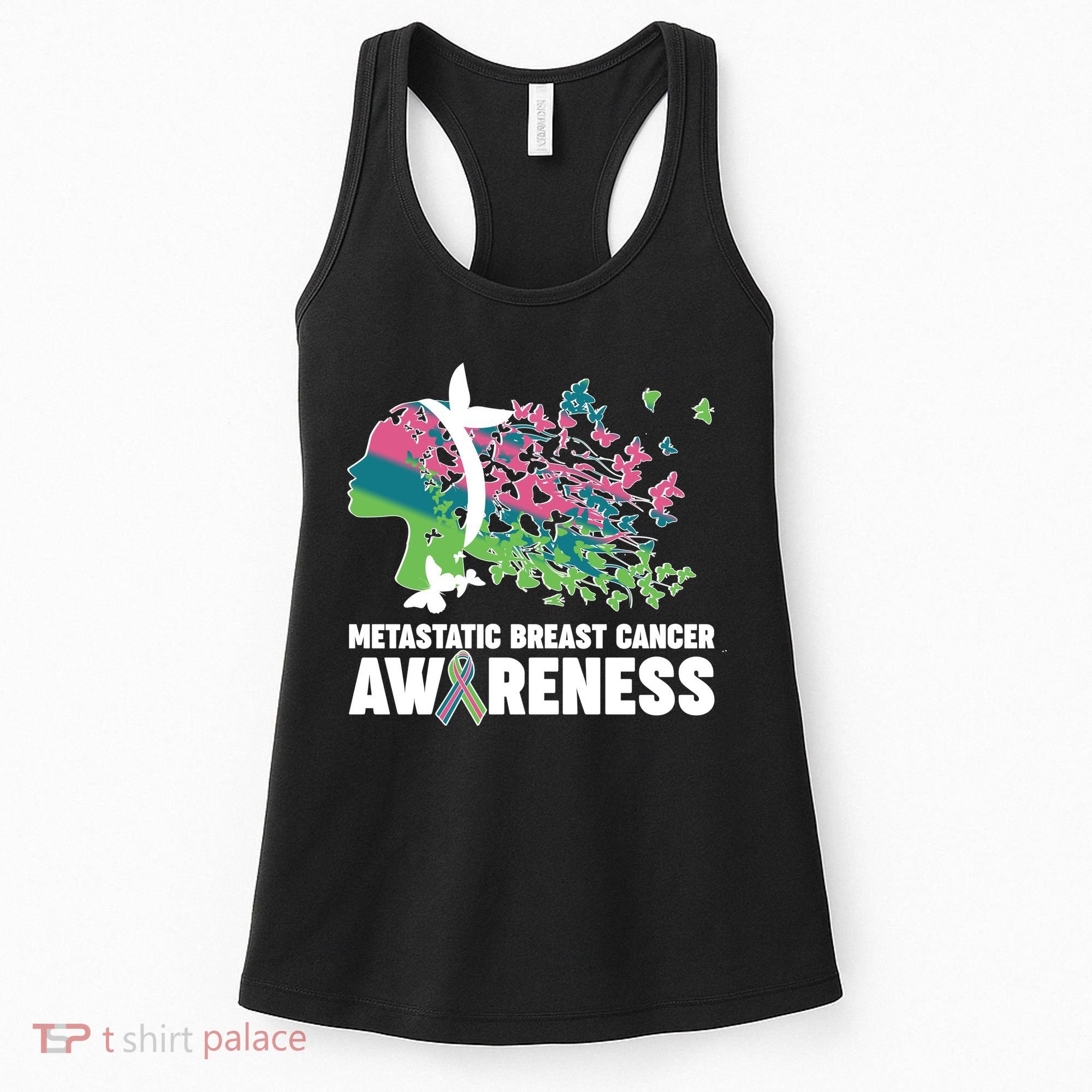 Metastatic Breast Cancer Awareness Butterflies Women's Tank Top