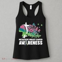 Metastatic Breast Cancer Awareness Butterflies Women's Tank Top thumb 3