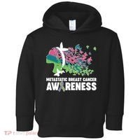 Metastatic Breast Cancer Awareness Butterflies Toddler Hoodie thumb 0