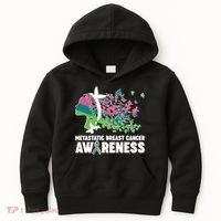 Metastatic Breast Cancer Awareness Butterflies Kids Hoodie thumb 0