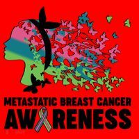 Metastatic Breast Cancer Awareness Butterflies Santa Hat thumb 1