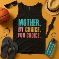 Mother By Choice For Choice Pro Choice Feminist Rights Tank Top thumb 4