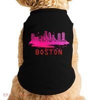 Modern Boston Cityscape Boston Massachusetts Skyline Doggie Tank thumb 0