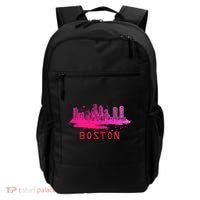 Modern Boston Cityscape Boston Massachusetts Skyline Backpack thumb 0