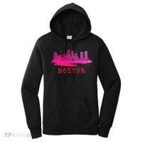 Modern Boston Cityscape Boston Massachusetts Skyline Women's Hoodie thumb 0