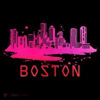 Modern Boston Cityscape Boston Massachusetts Skyline Mousepad thumb 1