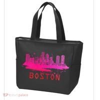 Modern Boston Cityscape Boston Massachusetts Skyline Tote Bag thumb 3