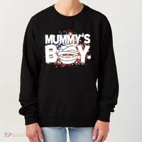 Mummys Boy Cute American Flag Women's Sweatshirt thumb 0