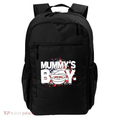 Mummys Boy Cute American Flag Backpack