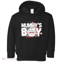 Mummys Boy Cute American Flag Toddler Hoodie thumb 0