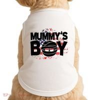 Mummys Boy Cute American Flag Doggie Tank thumb 0