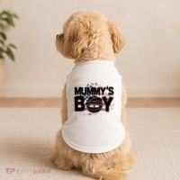 Mummys Boy Cute American Flag Doggie Tank thumb 2