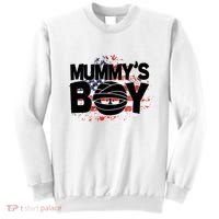 Mummys Boy Cute American Flag Sweatshirt thumb 0