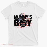 Mummys Boy Cute American Flag T-Shirt thumb 0