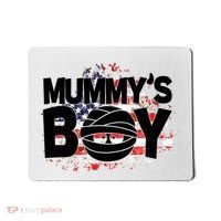 Mummys Boy Cute American Flag Mousepad thumb 0