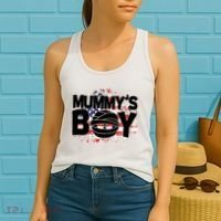 Mummys Boy Cute American Flag Women's Tank Top thumb 2