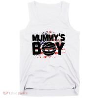 Mummys Boy Cute American Flag Tank Top thumb 0