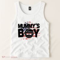 Mummys Boy Cute American Flag Tank Top thumb 2