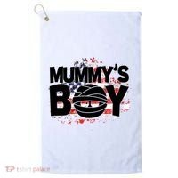 Mummys Boy Cute American Flag Golf Towel thumb 0