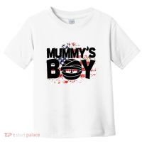 Mummys Boy Cute American Flag Toddler T-Shirt thumb 0