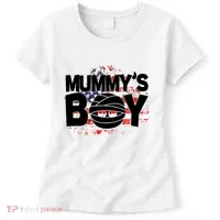 Mummys Boy Cute American Flag Women's T-Shirt thumb 0