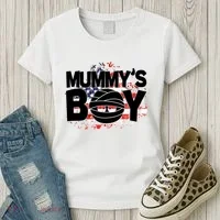 Mummys Boy Cute American Flag Women's T-Shirt thumb 3