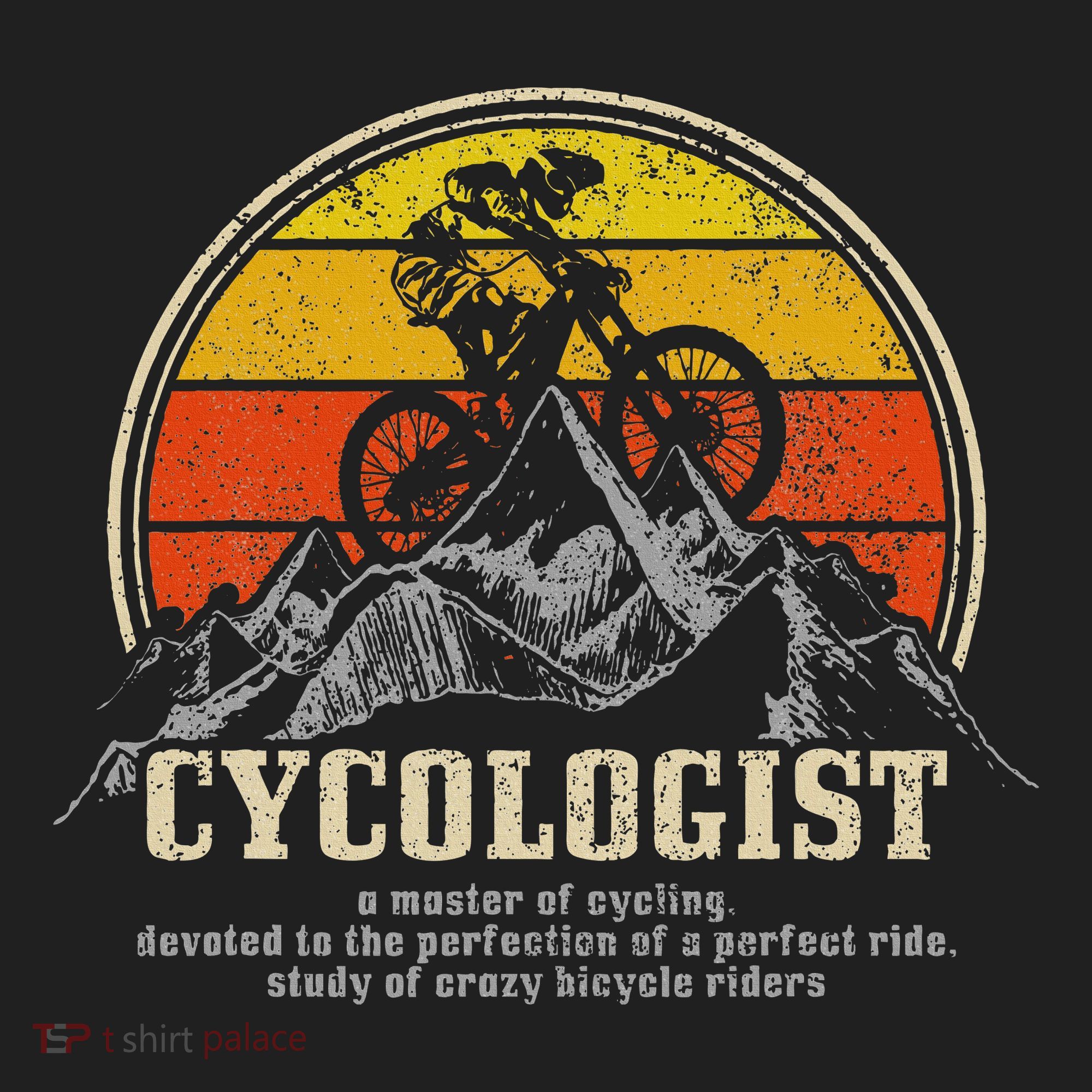 Mountain Bike Cycologist Mtb Funny Mountain Biker Gift Golf Towel