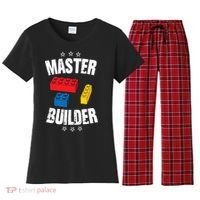 Master Builder Cool Gift Women's Flannel Pajama Set thumb 0