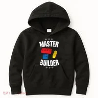 Master Builder Cool Gift Kids Hoodie thumb 0