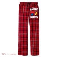 Master Builder Cool Gift Men's Flannel Plaid Pajama Pants thumb 0