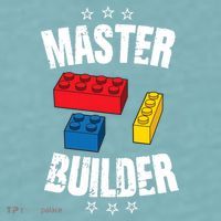 Master Builder Cool Gift Sueded Cloud Jersey T-Shirt thumb 2