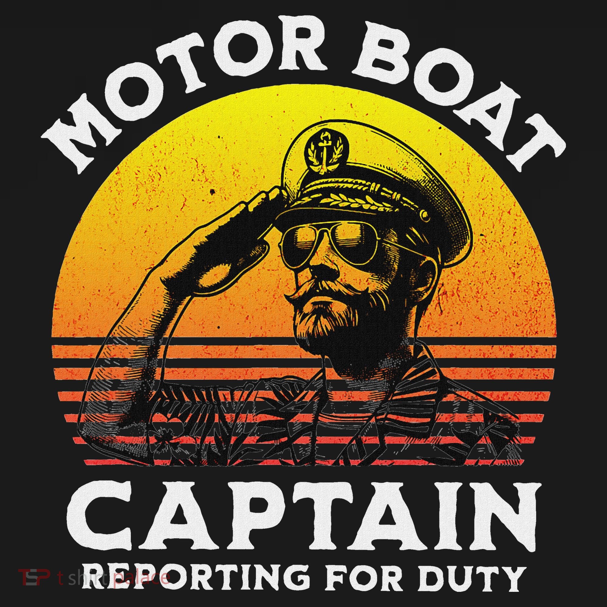 Motor Boat Captain Reporting For Duty Pajama Set
