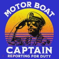 Motor Boat Captain Reporting For Duty Tank Top thumb 6