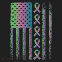Metastatic Breast Cancer Flag Awareness Survivor Gift Beanie thumb 2