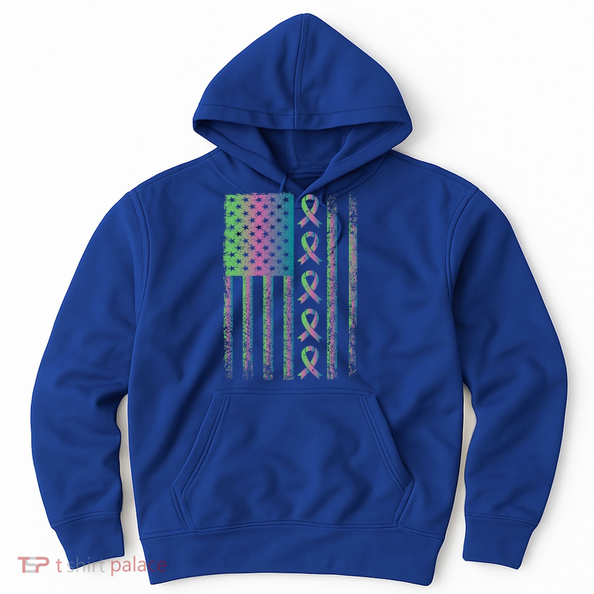Metastatic Breast Cancer Flag Awareness Survivor Gift Hoodie
