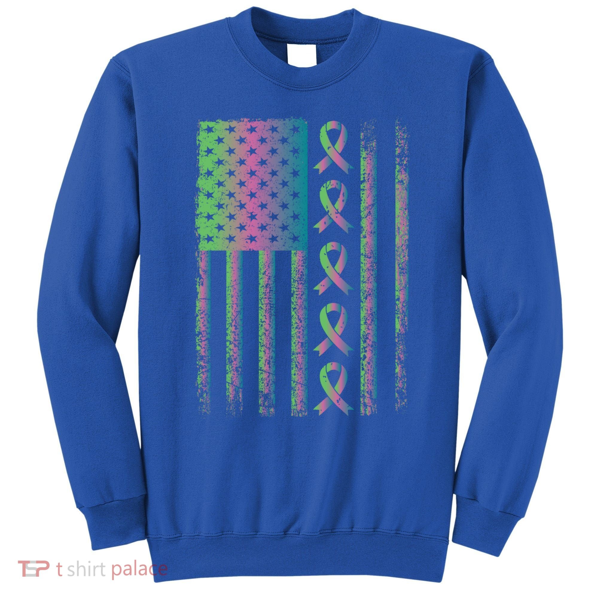 Metastatic Breast Cancer Flag Awareness Survivor Gift Sweatshirt